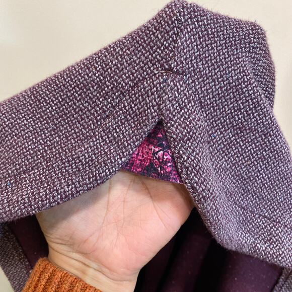 Robert Graham Purple   3/4 Zip Pullover Sweater Small - Picture 10 of 10